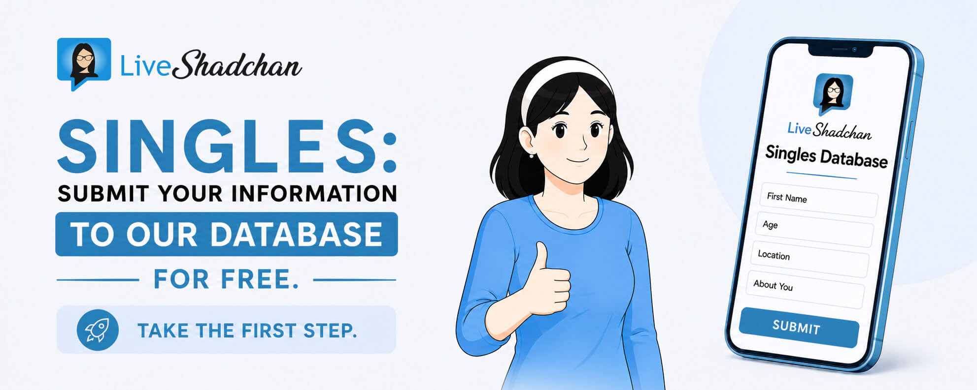 submit your information to our singles database